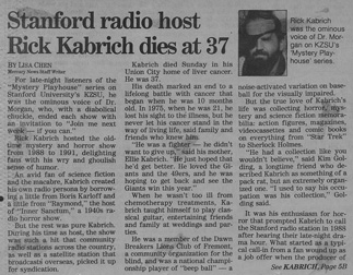 Rick Kaybrich Obituary 2